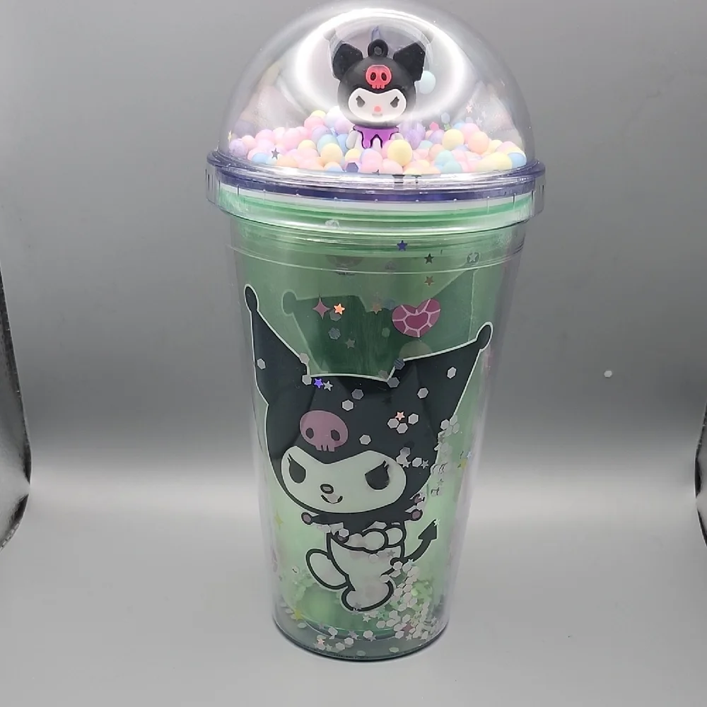 Kuromi Tumbler with Dome Lid
